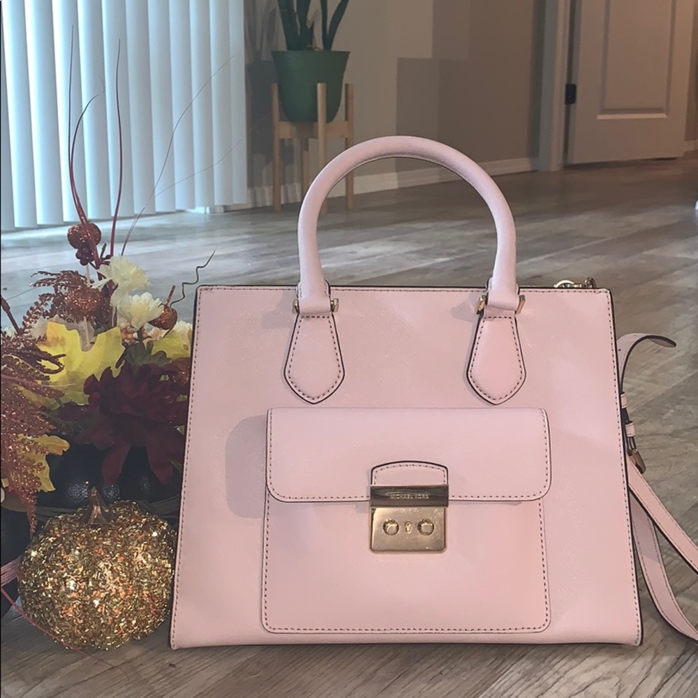 Large spring pink MK purse